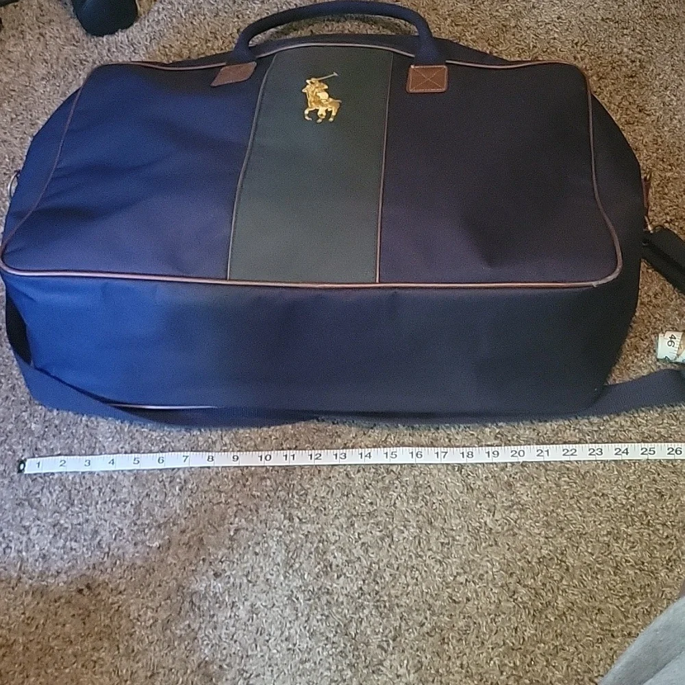 Vintage  Polo by Ralph Lauren  travel Bag with shoulder Strap - Picture 11 of 12